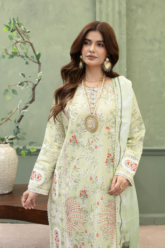 MCHA102-PREMIUM EMBROIDERED COTTON SUIT