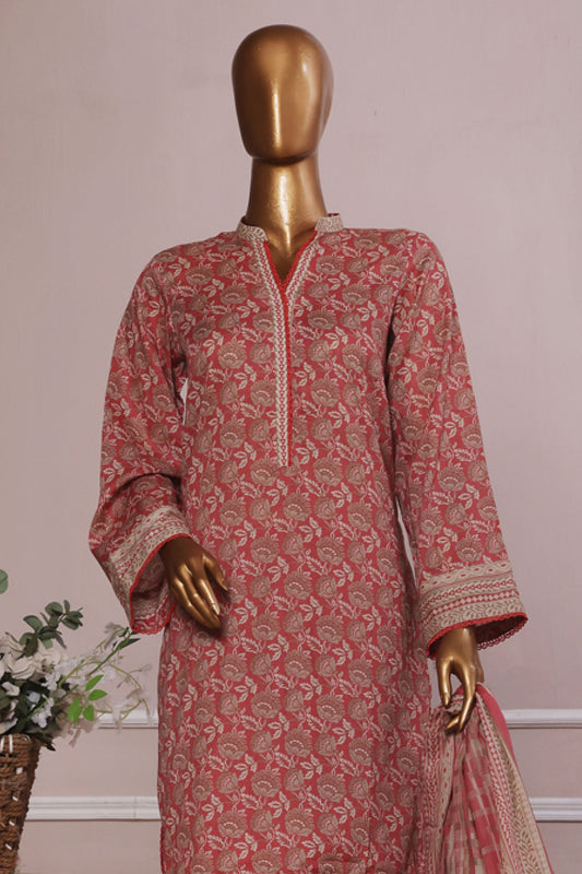 MCBSF104-PRINTED LAWN WITH FARSHI SHALWAR
